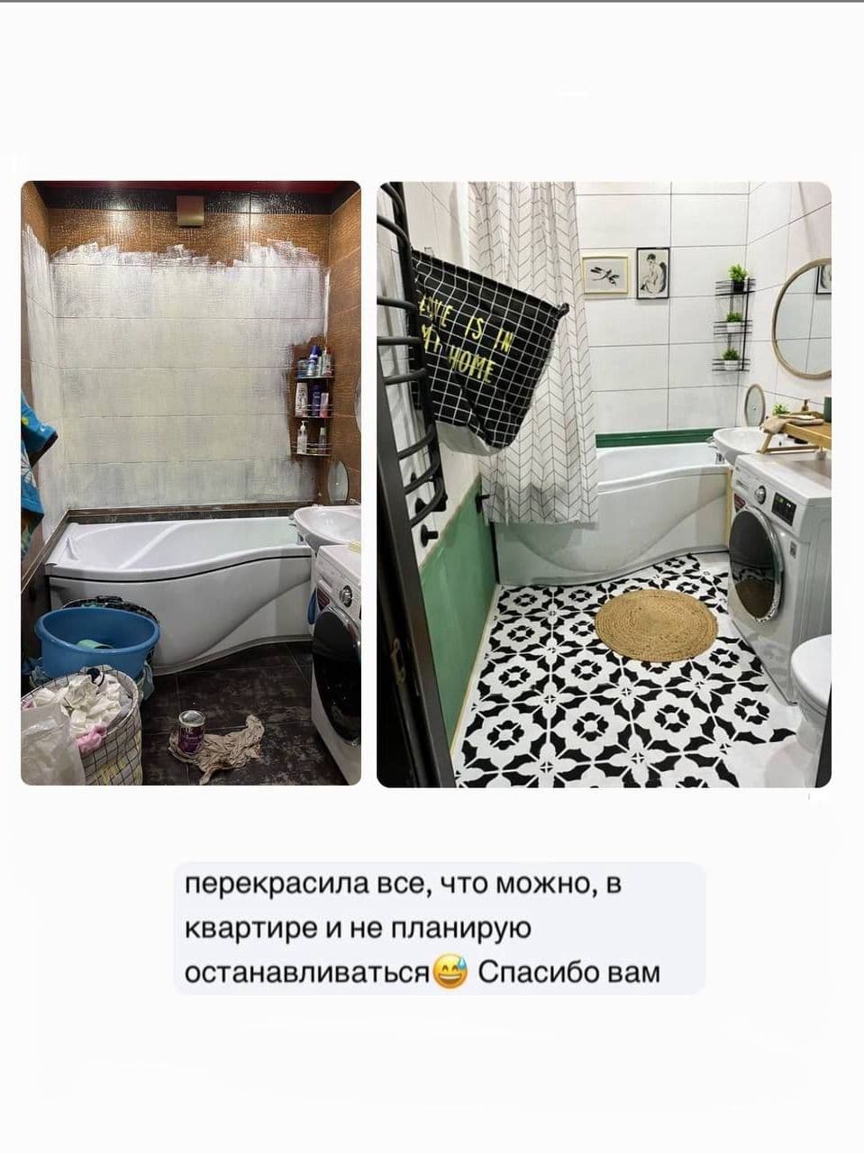 Отзыв участницы о перекраске стен и мебели